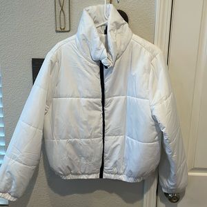 Wild Fable White Puffer Jacket